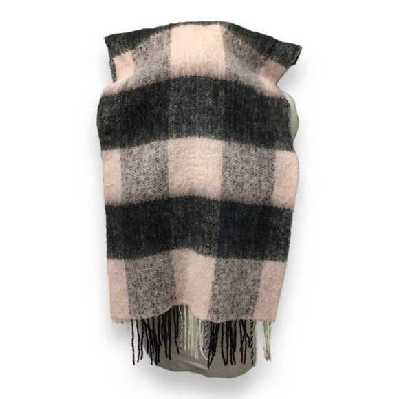 Vivante by VSA Women’s Wool Blend Wrap Scarf, Pink, OSFA - Picture 5 of 6